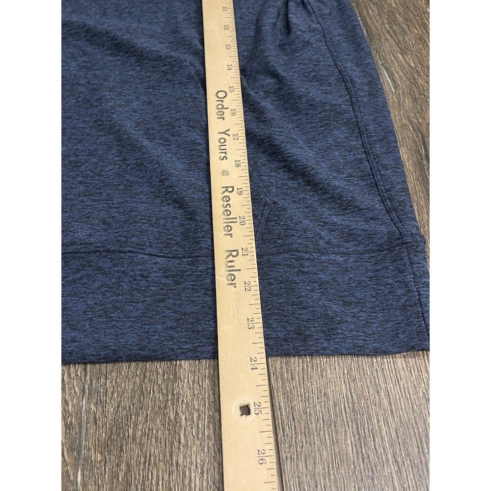Outdoor Voices Cloudknit Hoodie Men's Large Navy Blue Long Sleeve Unisex Stretch - Picture 7 of 10